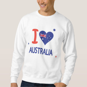 I LOVE AUSTRALIA Happy Australia Day 26th January Sweatshirt
