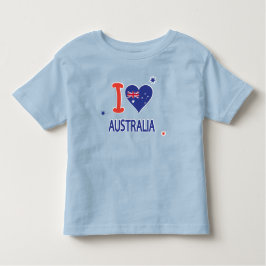 I LOVE AUSTRALIA Happy Australia Day 26th January Toddler T-Shirt