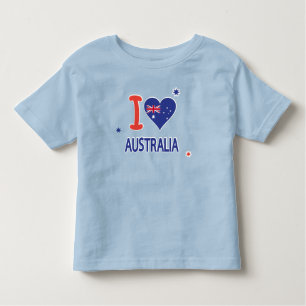 I LOVE AUSTRALIA Happy Australia Day 26th January Toddler T-Shirt