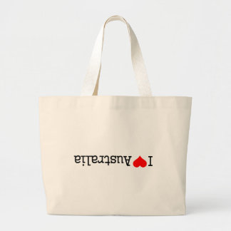 I Love Australia Large Tote Bag