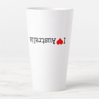 I Love Australia Latte Mug