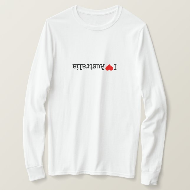 I Love Australia T-Shirt (Design Front)
