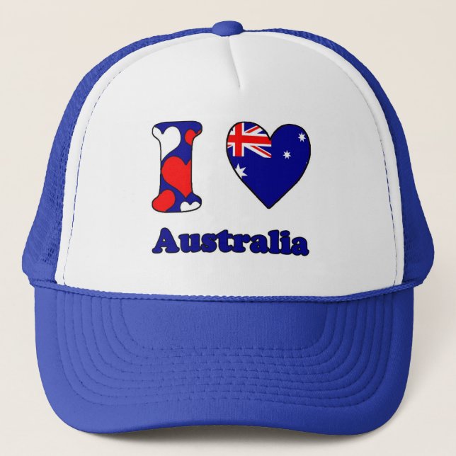 I love Australia Trucker Hat (Front)