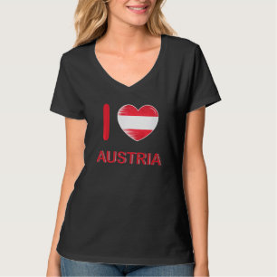 I Love Austria My Home My Country Heart Austria 1 T-Shirt