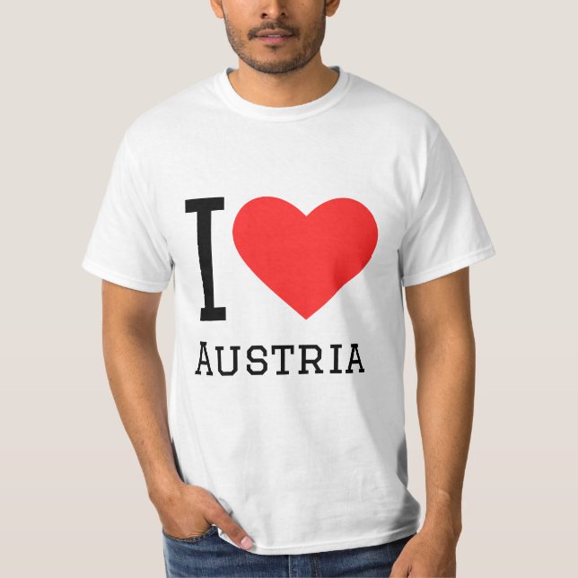 I love austria square sticker T-Shirt (Front)
