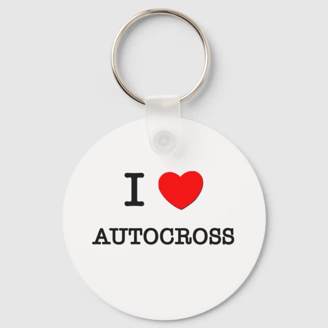 I LOVE AUTOCROSS KEY RING (Front)