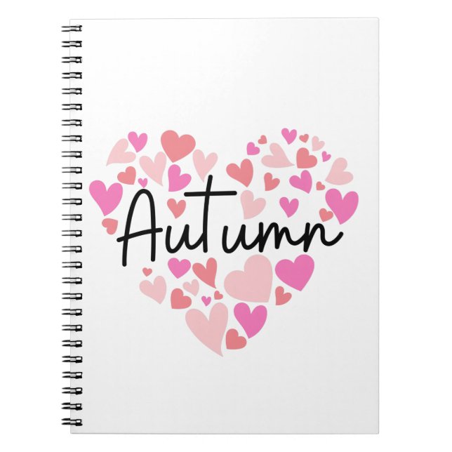 I love Autumn Notebook (Front)