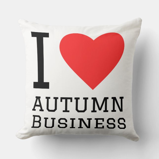 I love autumn outfit cushion (Front)