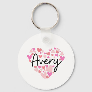 I love Avery Key Ring