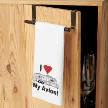 I LOVE Avion Kitchen Towel
