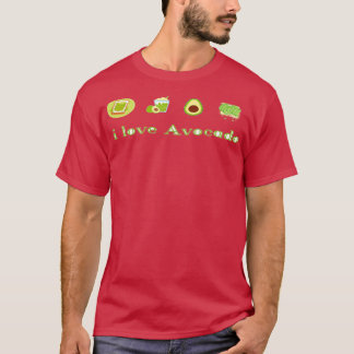 I love Avocado 8 T-Shirt