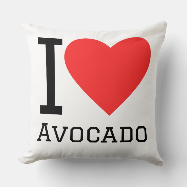 I love avocado cushion (Front)