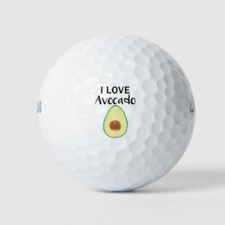 I love avocado fruite golf balls
