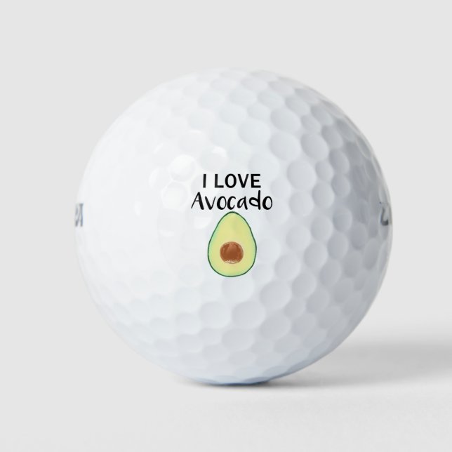 I love avocado fruite golf balls (Front)