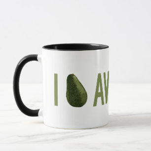 I Love Avocados Mug
