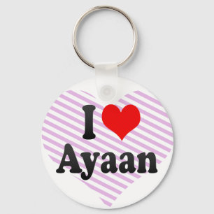 I love Ayaan Key Ring