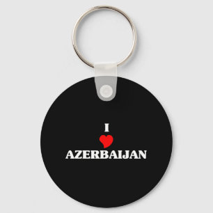 I Love Azerbaijan Key Ring