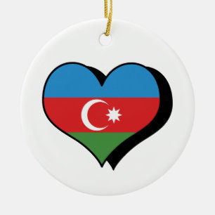 I Love Azerbaijan Ornament