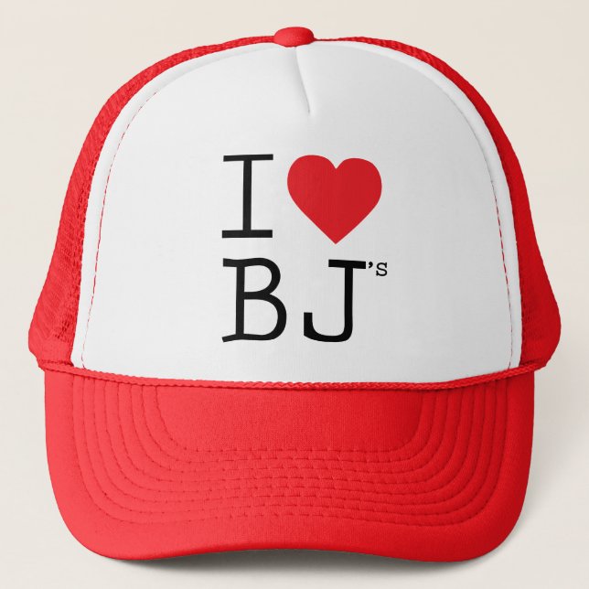 I Love B.J's Hat (Front)