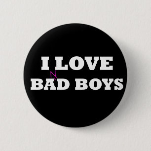I Love Ba(n)d Boys 6 Cm Round Badge
