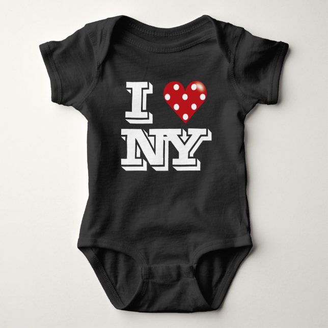 I Love Baby Bodysuit (Front)