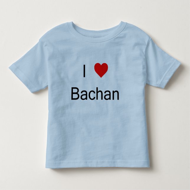 I Love Bachan t-shirt (Front)