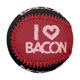 I Love Bacon Baseball