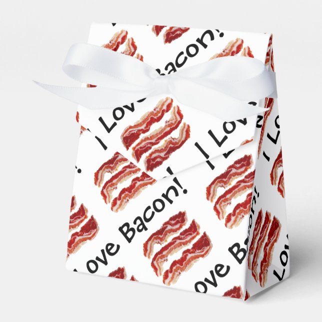 I Love Bacon Favour Box (Front Side)