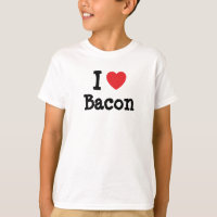 I love Bacon heart T-Shirt