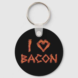 I Love Bacon Key Ring
