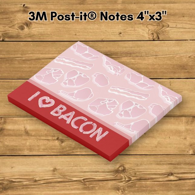 I Love Bacon Post-it Notes (Creator Uploaded)