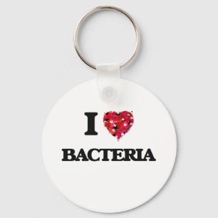 I Love Bacteria Key Ring