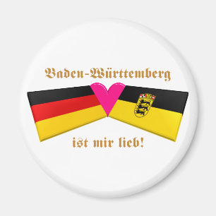 I Love Baden-Wuerttemberg ist mir lieb Magnet