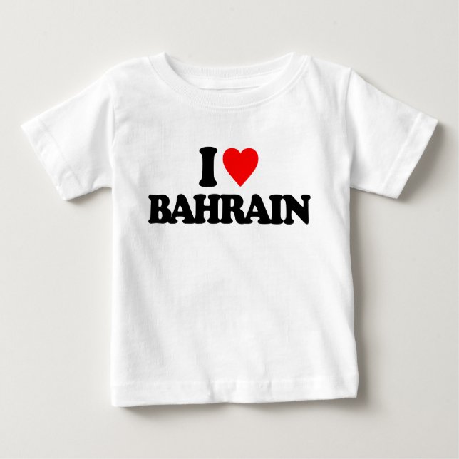 I LOVE BAHRAIN BABY T-Shirt (Front)