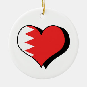 I Love Bahrain Ornament