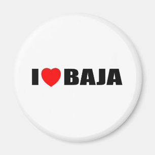 I Love Baja Magnet