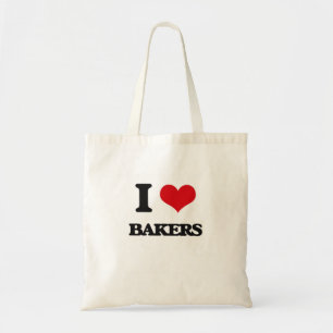 I Love Bakers Tote Bag