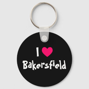I Love Bakersfield Key Ring