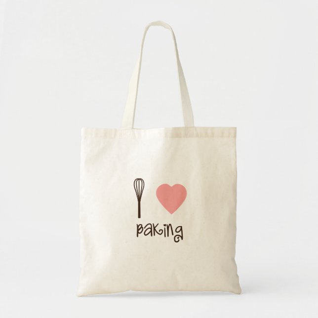 I love Baking Eco Shopping Bag (Front)