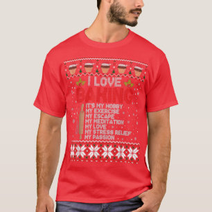 I Love Baking Gift Mum Christmas Cookies Cakes Ugl T-Shirt