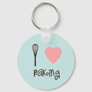 I Love Baking Key Chain