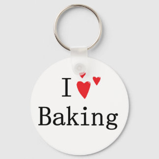 I Love Baking Key Ring