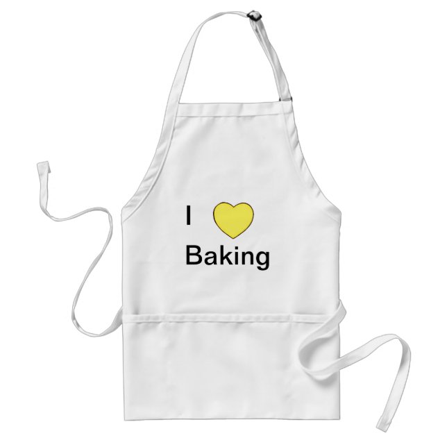 I Love Baking Standard Apron (Front)