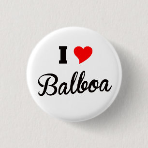 I Love Balboa, Polar 3 Cm Round Badge