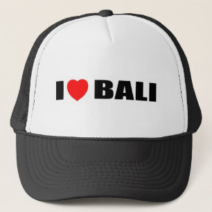 I Love Bali, Indonesia Trucker Hat