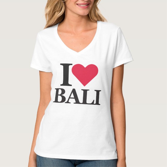 I Love Bali T-Shirt (Front)