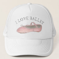 I Love Ballet Ballerina Pink Slipper Dance Teacher