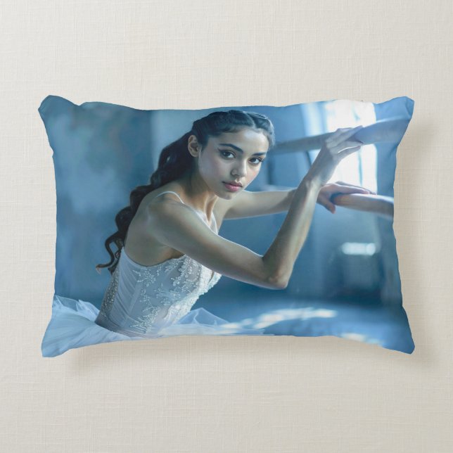 I LOVE BALLET - BALLET & DANCE DECORATIVE CUSHION (Front)