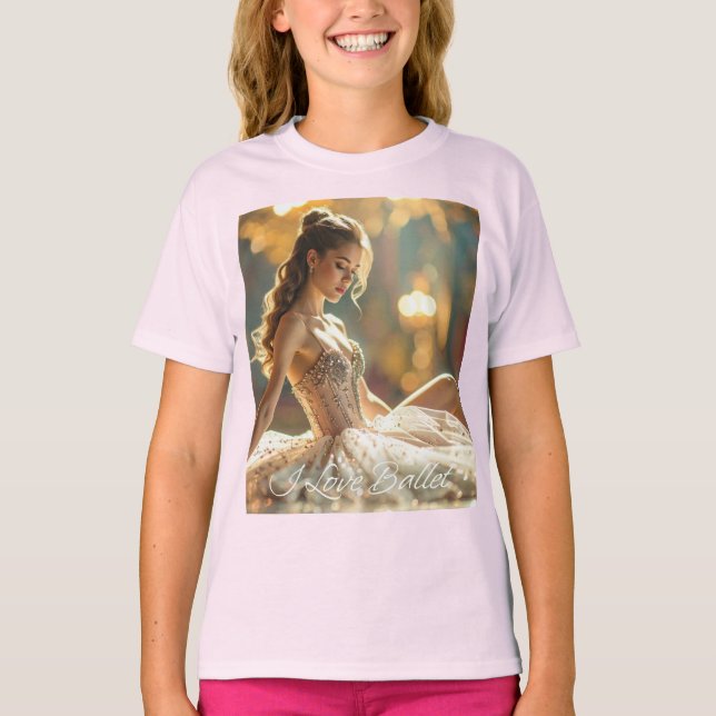I LOVE BALLET - BALLET & DANCE T-Shirt (Front)