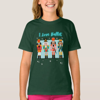 I Love Ballet Nutcrackers Kid's Basic T-shirt